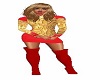 sandra 5 red/gold