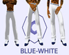 (CB) Blue-White Pants