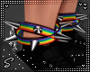 !!S LGBTQ  Spiked Ankle
