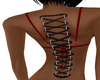black,back chain corset