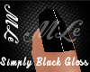 (MLe)Simple Black Gloss