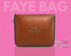 Orange Faye Wallet