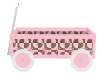 Pink and Brown Wagon