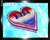 4TH July Heart Floater