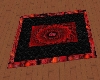 LL-Blk/Red Bathroom rug