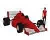 Red race car F1