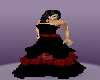MC Red black Gown