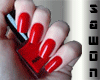 *s* Red nails