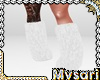 WHITE Fur Boots <3