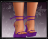 Purple Flower Love Heels