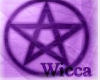 Purple Wiccan Pentagram