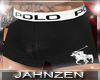 J* Polo Boxer Black