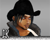 [LK] Black hat and hair