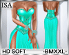 (ISA)My Green Gown -XXL