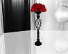Red rose flower stand