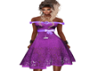 lace purple dress