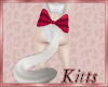 Kitts* Red Strp Tail Bow