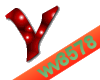 The letter Y (Red)
