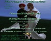 Wedding Cert Home