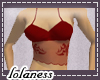 Darque Tribal Red Halter