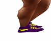 Purple/Yellow Sneakers