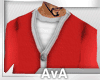 AvA' U.S.A Cardigan-Red