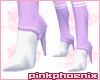 Lilac/White Stilettos