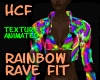 HCF Rainbow Rave Outfit