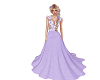 purple spring gown