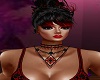 Red/Blk Showgirl Necklac