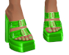 Melinda Green Sandals