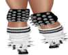 Black knee pads+bling