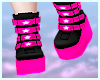 ☾ Neon Pink Boots