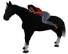 Black Walking Kiss Horse