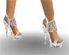  silver PEARLSHOE heels