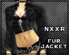 NR-AFJ FUR JACKET BLACK