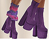 T- Boots purple