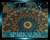 (SL) Peacock Round Rug