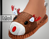 Mel*Reindeer Slippers F