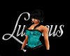 teal corset