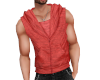 cotton vest red