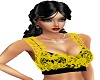 Yellow Lace/Black Tank
