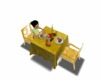 gold dining table