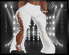 White Laced Dressy Pants