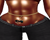 gold anim belly chain