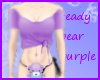 teady bear purple