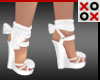 White Wedge Heels
