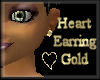 [my]Golden Heart Earring