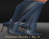 A/    Denim Boots