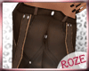 R| Pants loose Brown